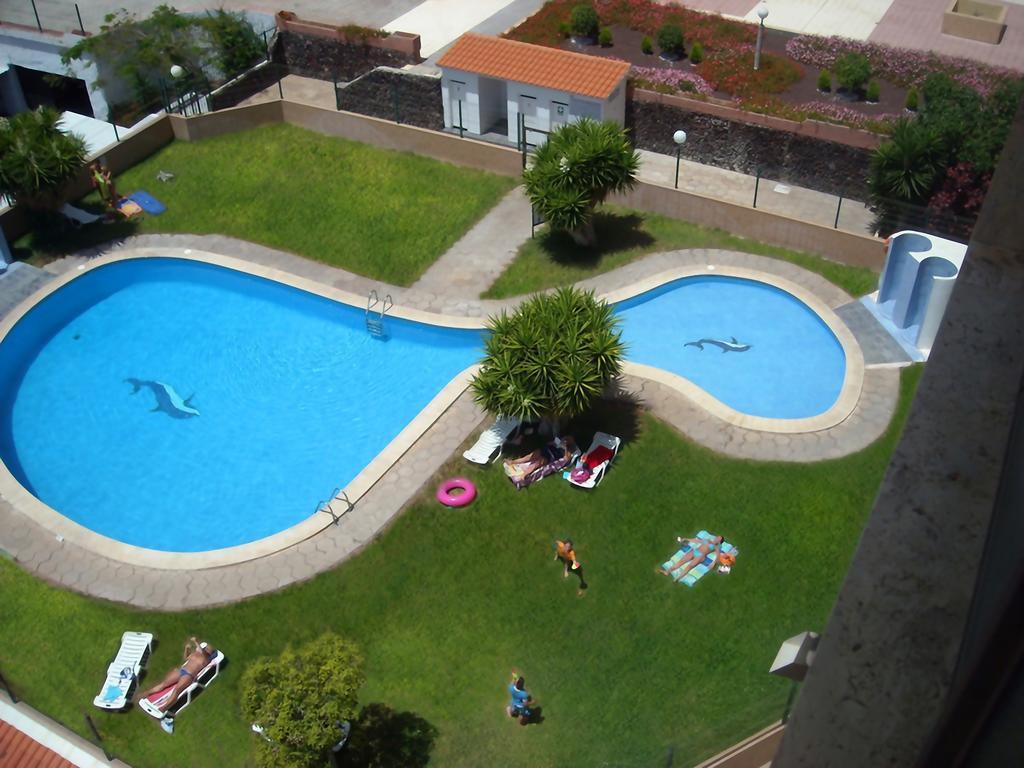 Jardin Canario Primera Linea De Playa Лос Кристианос Экстерьер фото